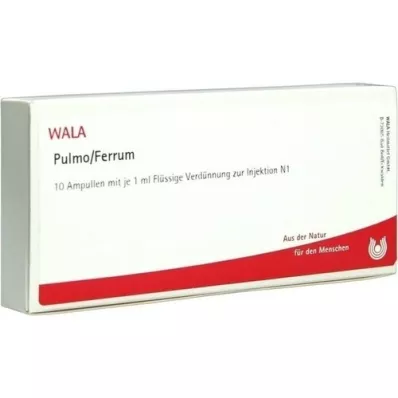 PULMO/FERRUM Ampoules, 10X1 ml PULMO/FERRUM Ampoules, 10X1 ml