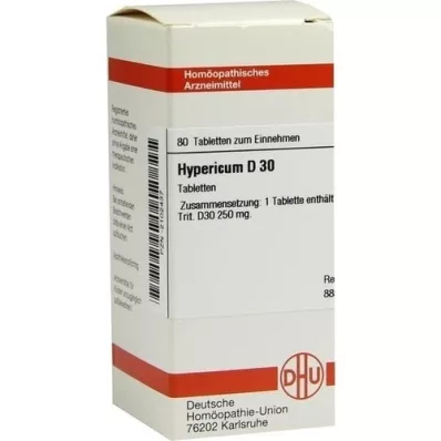 HYPERICUM D 30 comprimés, 80 pc