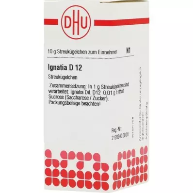 IGNATIA D 12 globules, 10 g