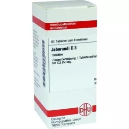 JABORANDI D 3 comprimés, 80 pc