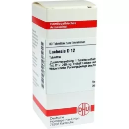 LACHESIS D 12 comprimés, 80 pc