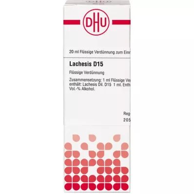 LACHESIS Dilution D15, 20 ml