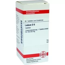 LEDUM D 6 comprimés, 80 pc