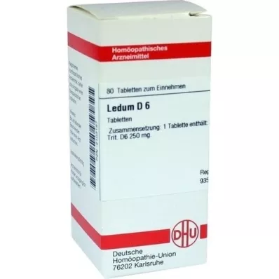 LEDUM D 6 comprimés, 80 pc LEDUM D 6 comprimés, 80 pc