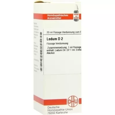 LEDUM Dilution D2, 20 ml LEDUM Dilution D2, 20 ml