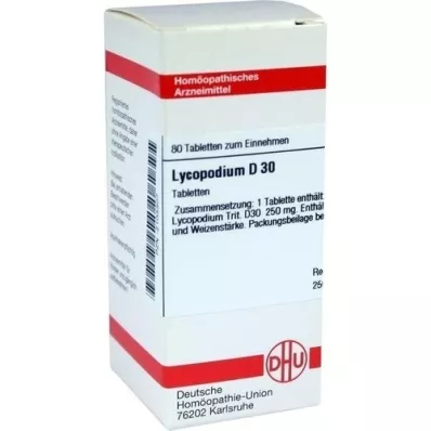 LYCOPODIUM D 30 comprimés, 80 pc