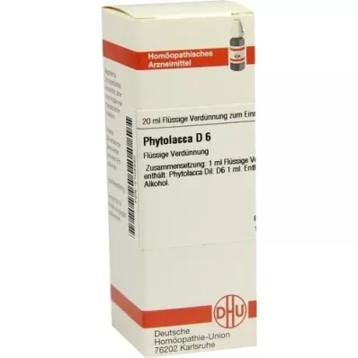 PHYTOLACCA Dilution D6, 20 ml