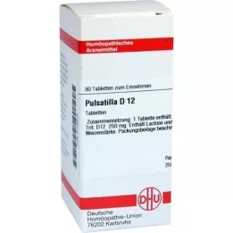 PULSATILLA D 12 comprimés, 80 pc