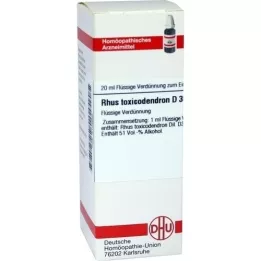 RHUS TOXICODENDRON Dilution D30, 20 ml