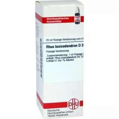 RHUS TOXICODENDRON Dilution D30, 20 ml