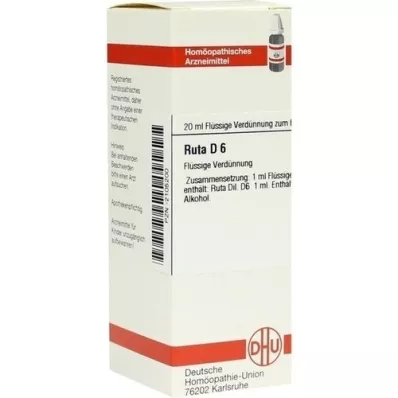 RUTA Dilution D6, 20 ml