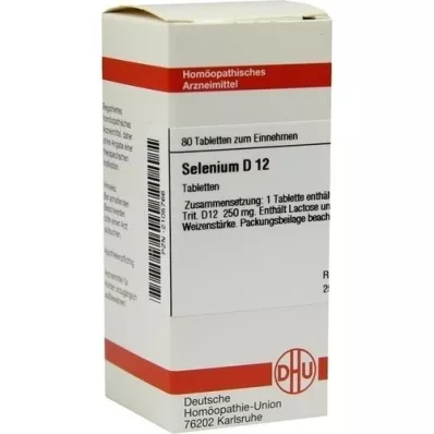 SELENIUM D 12 comprimés, 80 pc