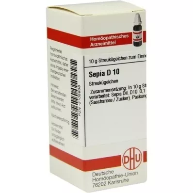 SEPIA D 10 globules, 10 g