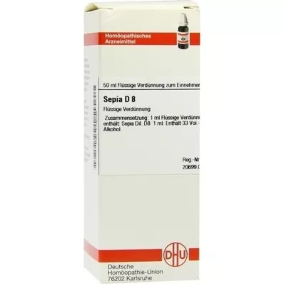 SEPIA Dilution D8, 50 ml
