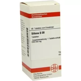 SILICEA D 30 comprimés, 80 pc