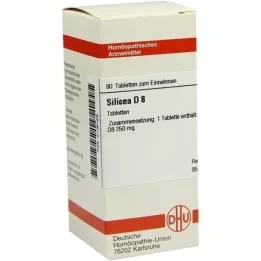 SILICEA D 8 comprimés, 80 pc