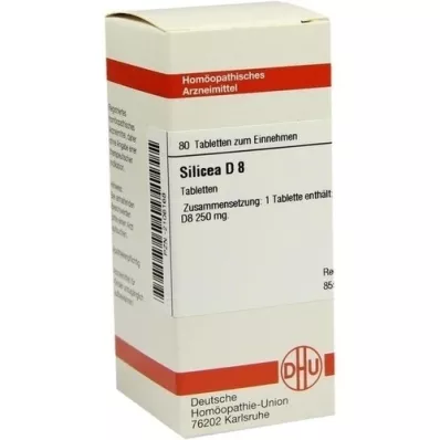 SILICEA D 8 comprimés, 80 pc