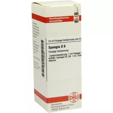 SPONGIA Dilution D6, 20 ml