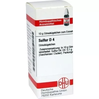 SULFUR D 4 globules, 10 g