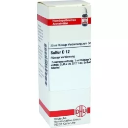 SULFUR Dilution D12, 20 ml