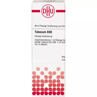 TABACUM Dilution D30, 20 ml TABACUM Dilution D30, 20 ml