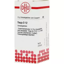 THUJA D 12 globules, 10 g
