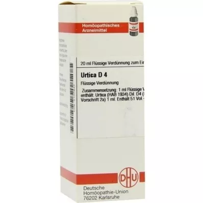 URTICA Dilution D4, 20 ml URTICA Dilution D4, 20 ml