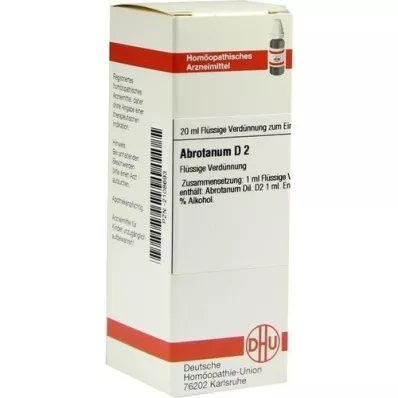 ABROTANUM Dilution D2, 20 ml
