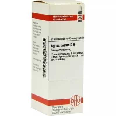 AGNUS CASTUS Dilution D6, 20 ml AGNUS CASTUS Dilution D6, 20 ml