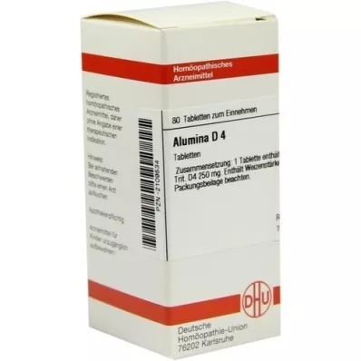 ALUMINA D 4 comprimés, 80 pc