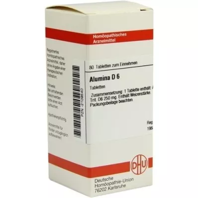 ALUMINA D 6 comprimés, 80 pc ALUMINA D 6 comprimés, 80 pc