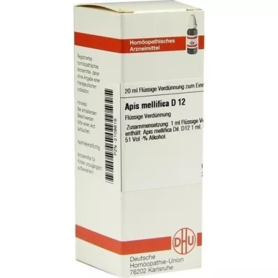 APIS MELLIFICA Dilution D12, 20 ml APIS MELLIFICA Dilution D12, 20 ml