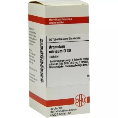 ARGENTUM NITRICUM D 30 comprimés, 80 pc ARGENTUM NITRICUM D 30 comprimés, 80 pc
