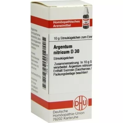 ARGENTUM NITRICUM D 30 globules, 10 g ARGENTUM NITRICUM D 30 globules, 10 g