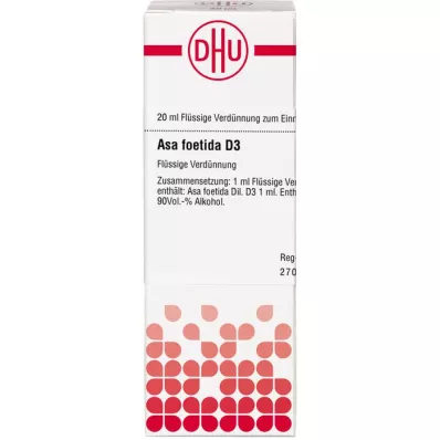 ASA FOETIDA Dilution D3, 20 ml