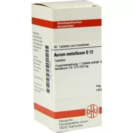 AURUM METALLICUM D 12 comprimés, 80 pc