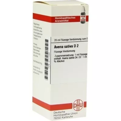 AVENA SATIVA Dilution D2, 20 ml