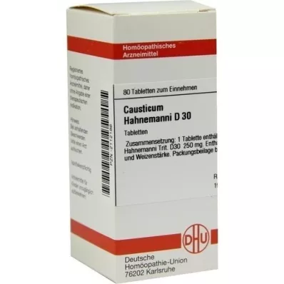 CAUSTICUM HAHNEMANNI D 30 comprimés, 80 pc
