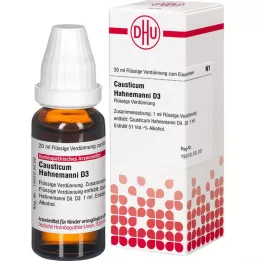 CAUSTICUM HAHNEMANNI Dilution D3, 20 ml