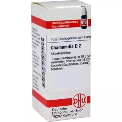 CHAMOMILLA D 2 globules, 10 g