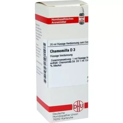 CHAMOMILLA Dilution D3, 20 ml