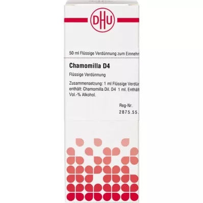 CHAMOMILLA Dilution D4, 50 ml