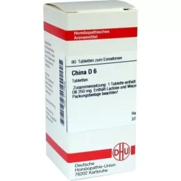 CHINA D 6 comprimés, 80 pc