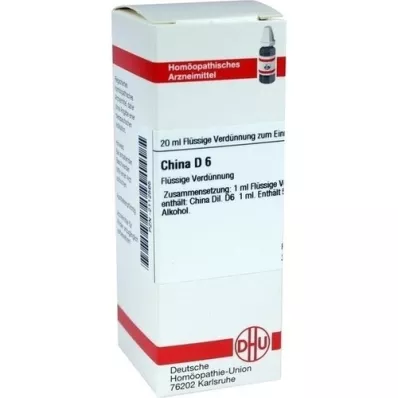 CHINA Dilution D6, 20 ml