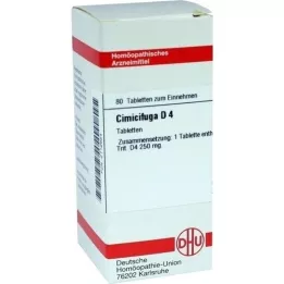 CIMICIFUGA D 4 comprimés, 80 pc