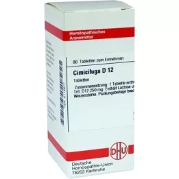 CIMICIFUGA D 12 comprimés, 80 pc