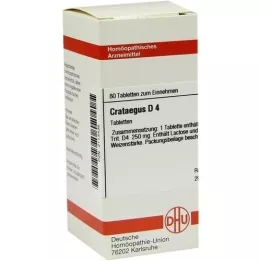 CRATAEGUS D 4 comprimés, 80 pc