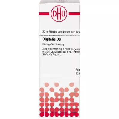 DIGITALIS Dilution D6, 20 ml DIGITALIS Dilution D6, 20 ml