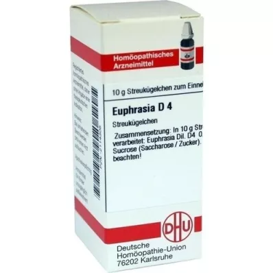 EUPHRASIA D 4 globules, 10 g EUPHRASIA D 4 globules, 10 g