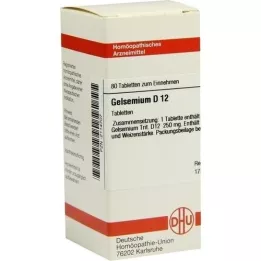 GELSEMIUM D 12 comprimés, 80 pc